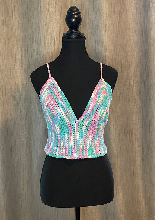 Crocheted Crop Top - size M/L