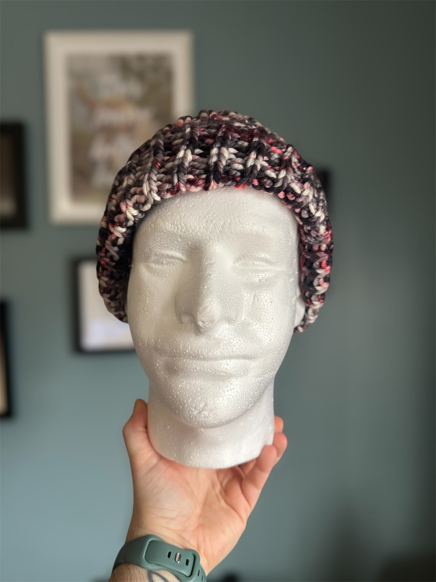 Knit beanie - 100% merino