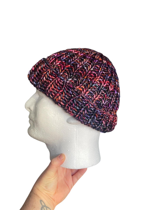 Chunky Knit Beanie - 100% Merino wool