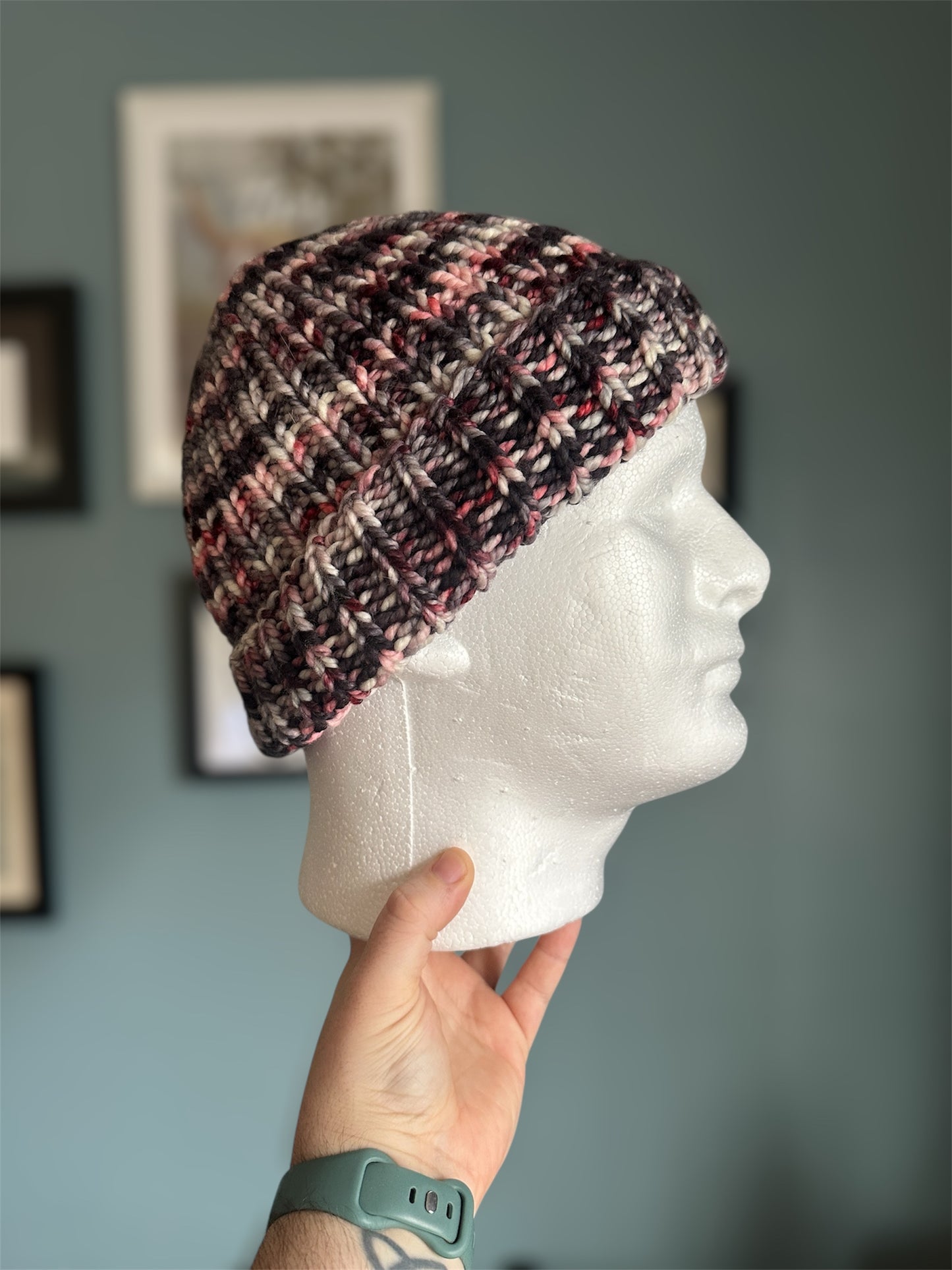 Knit beanie - 100% merino