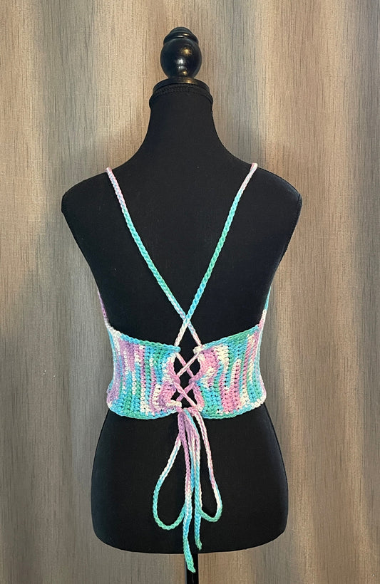 Crocheted Crop Top - size M/L