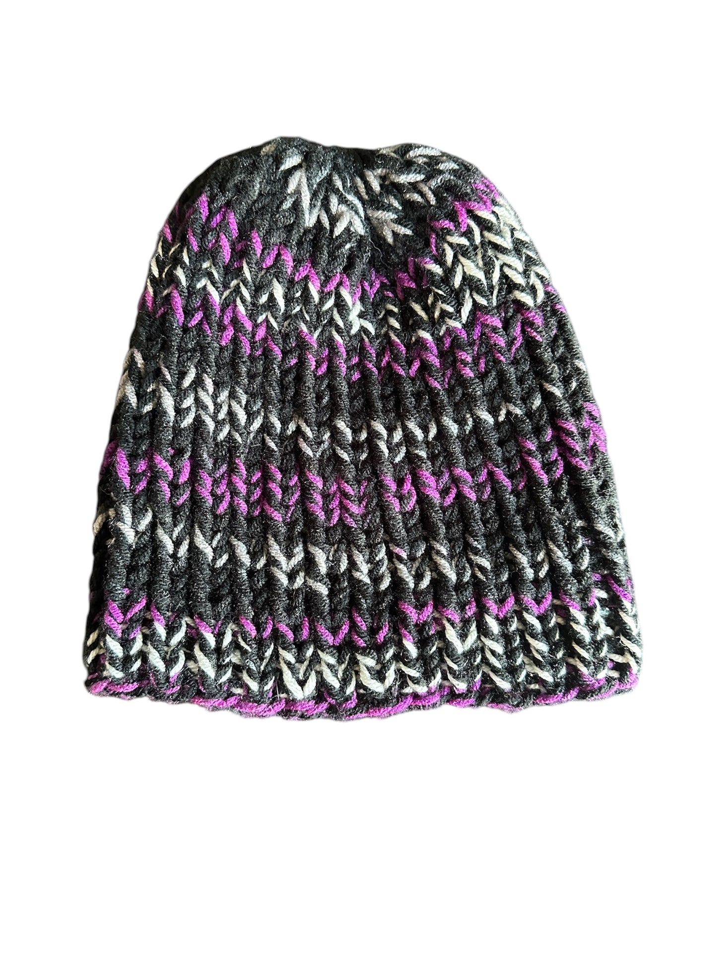 Asexual inspired knit skull beanie