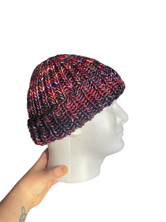 Chunky Knit Beanie - 100% Merino wool