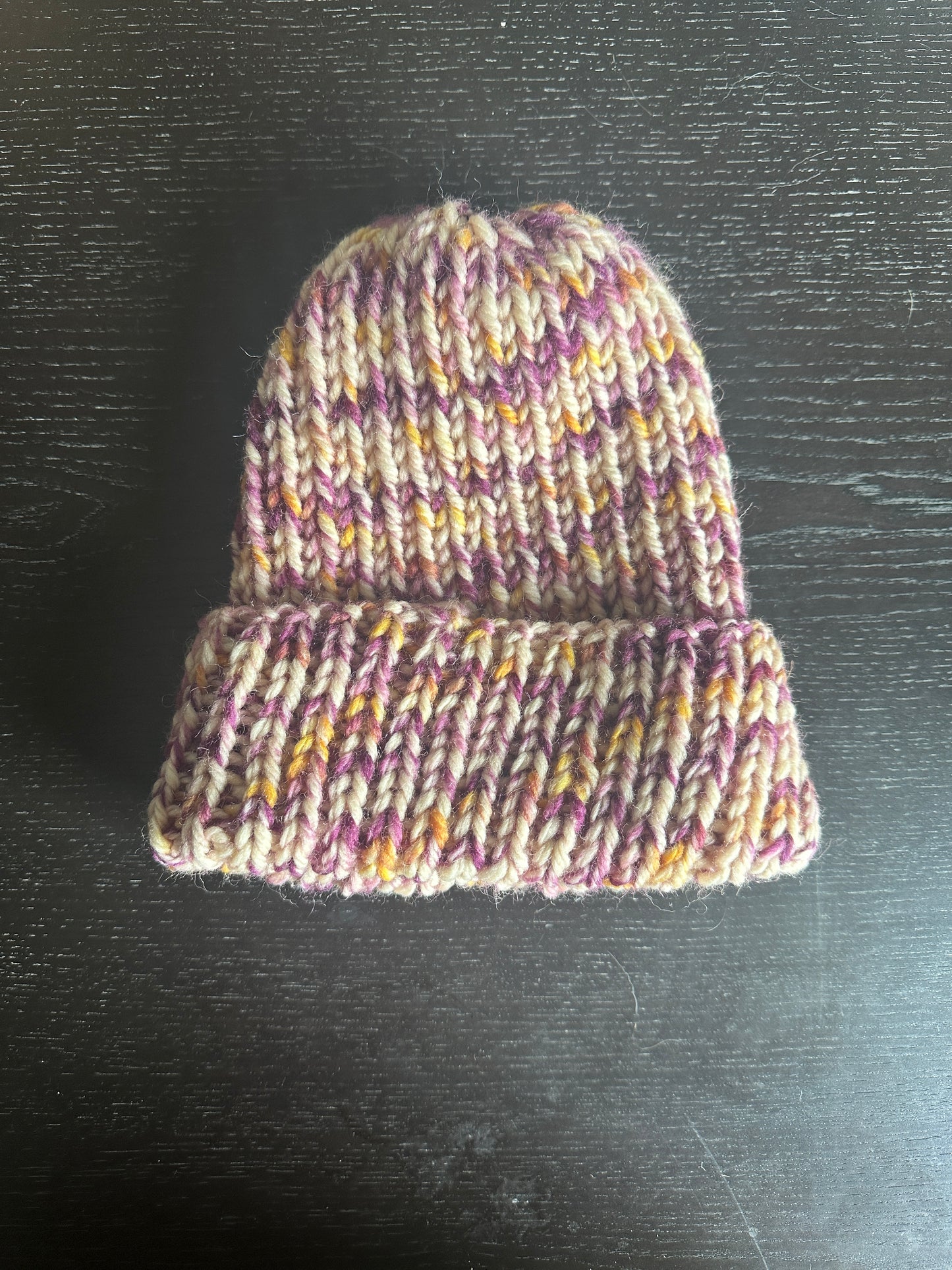 Knit wool beanie