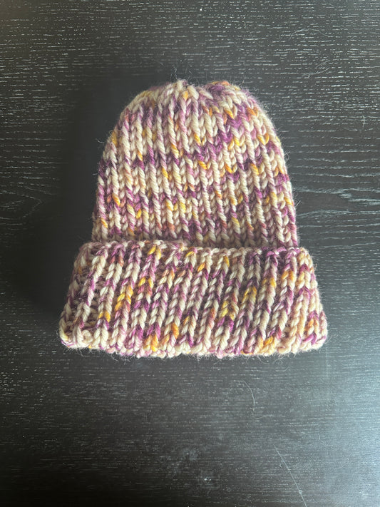 Knit wool beanie