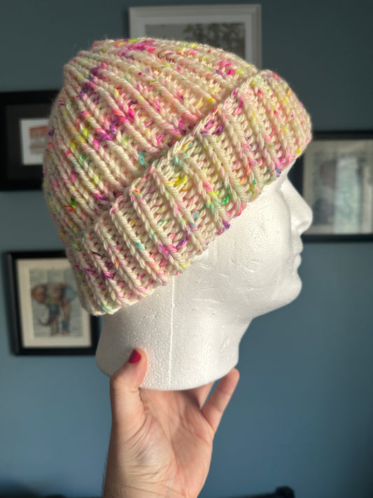 Knit beanie - 100% merino