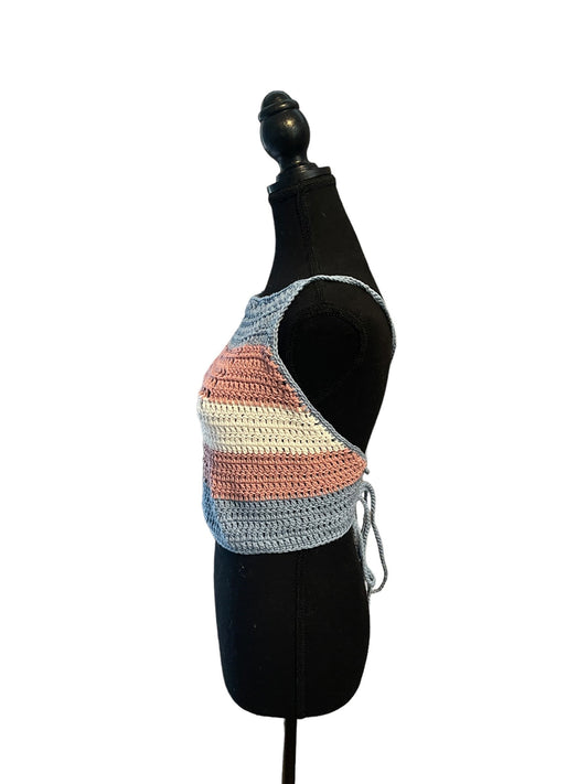 Trans Pride mesh top - M/L