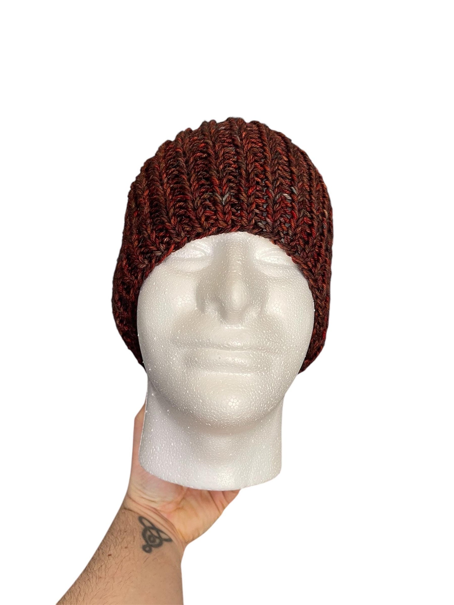 Knit Beanie - 100% Merino wool