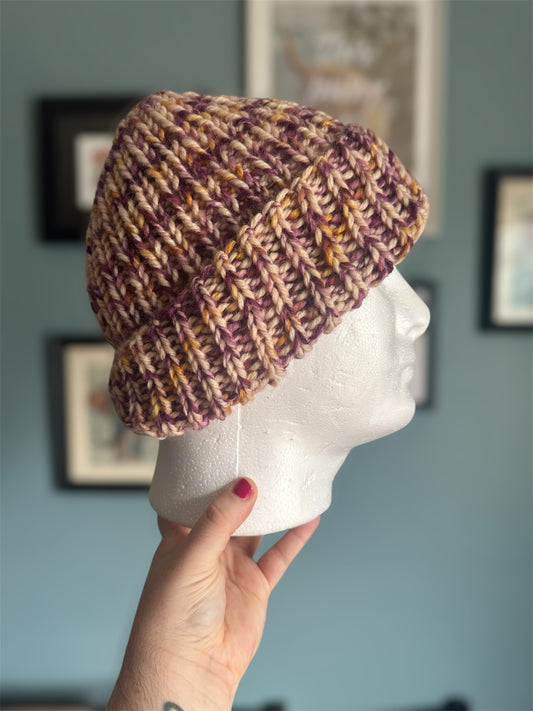 Knit wool beanie