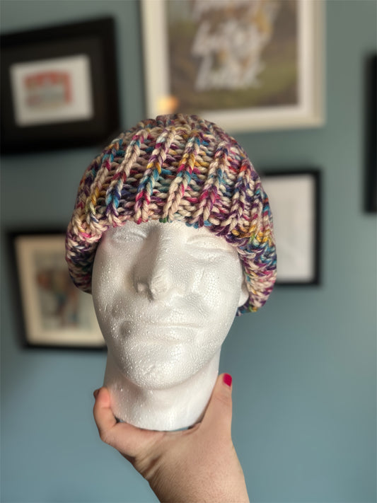 Knit wool beanie