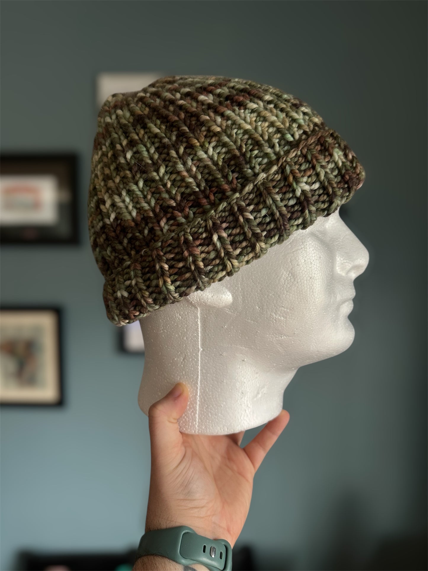 Knit beanie - 100% merino