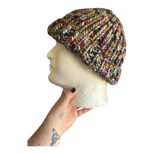 Knit beanie - 100% merino