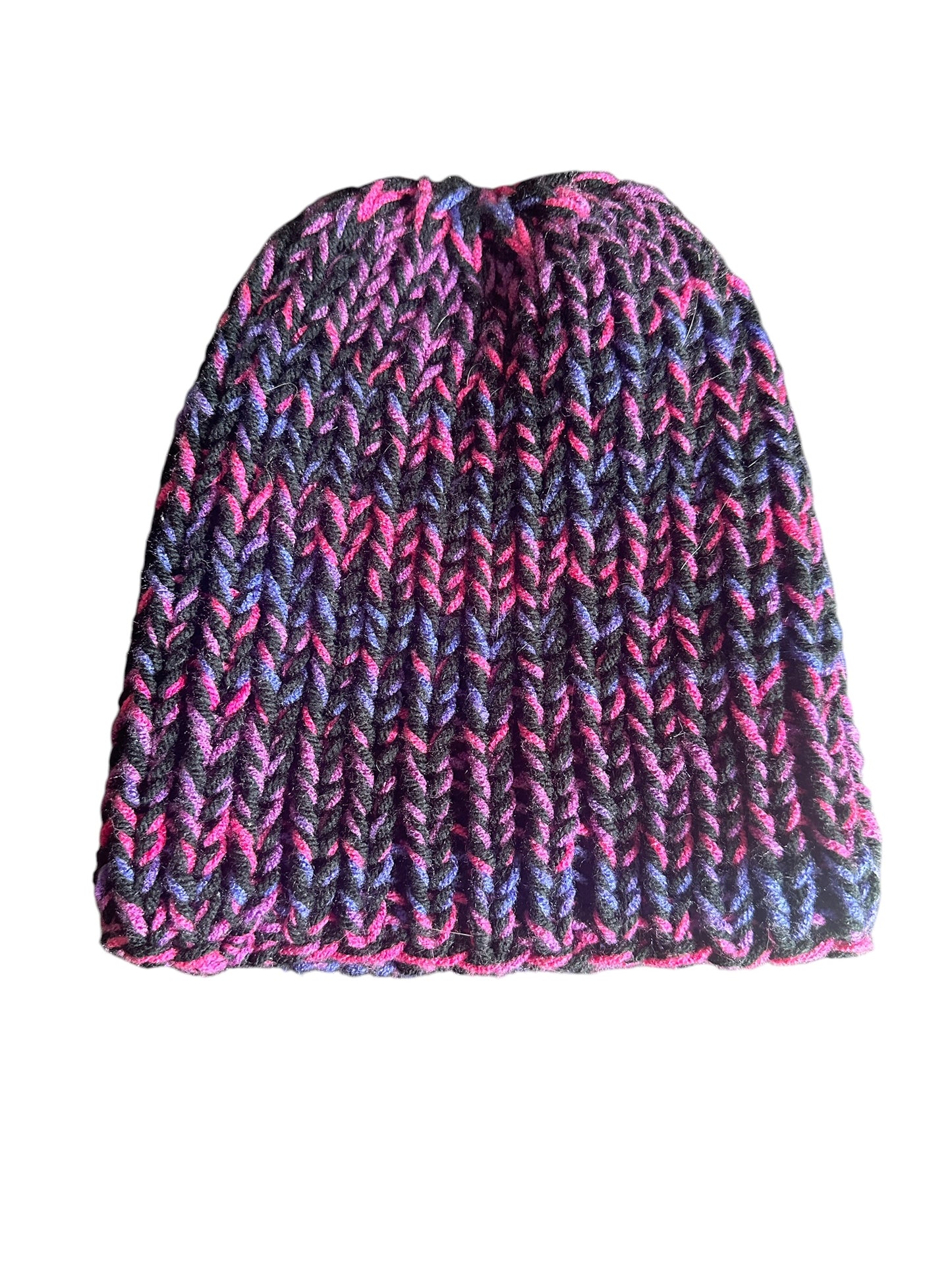 Bisexual inspired knit skull beanie