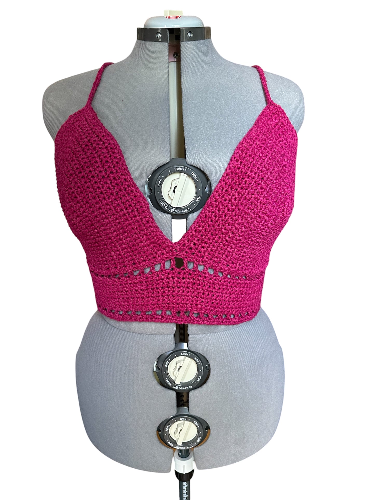 Crocheted Crop Top - size XL