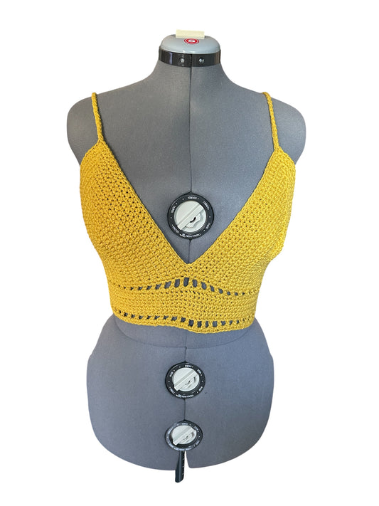 Crocheted Crop Top - size M