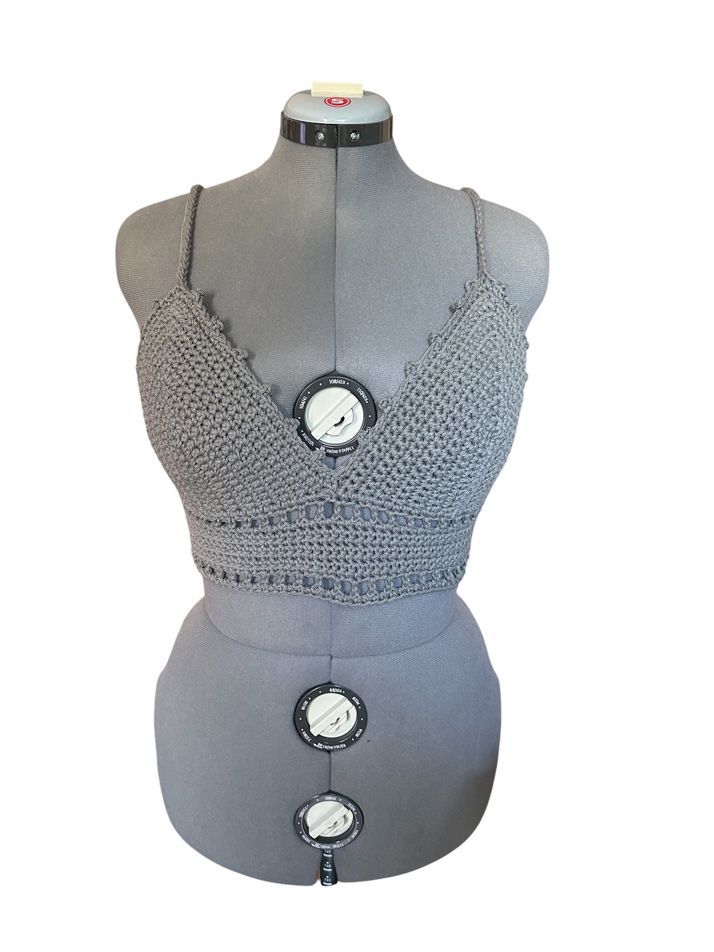 Crocheted Crop Top - size S
