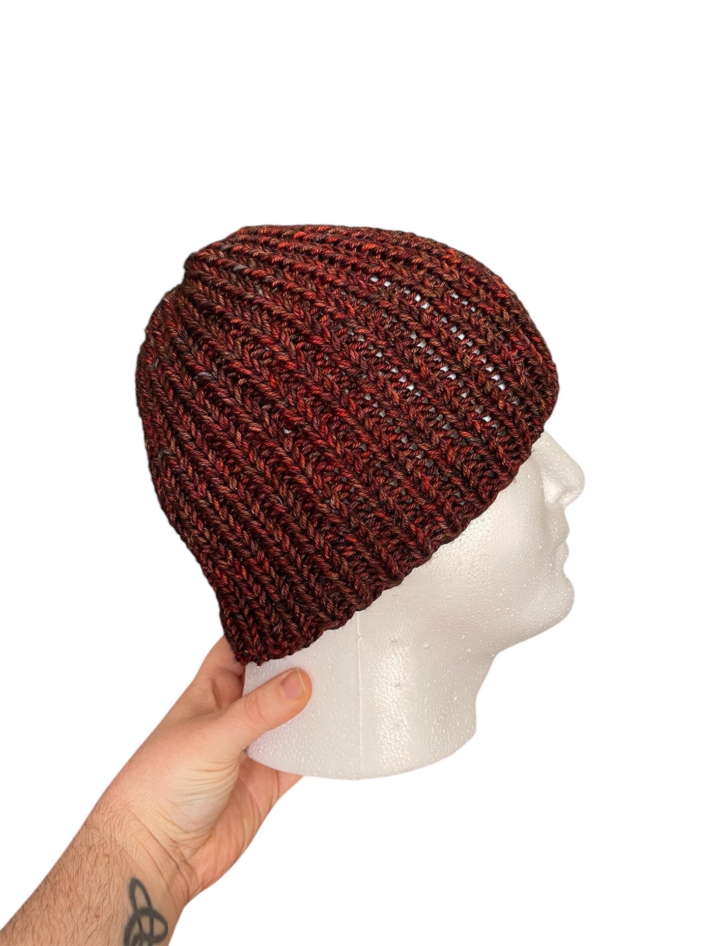 Knit Beanie - 100% Merino wool